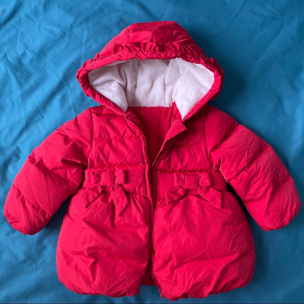 Balabala Red duck down jacket - Fits 2t